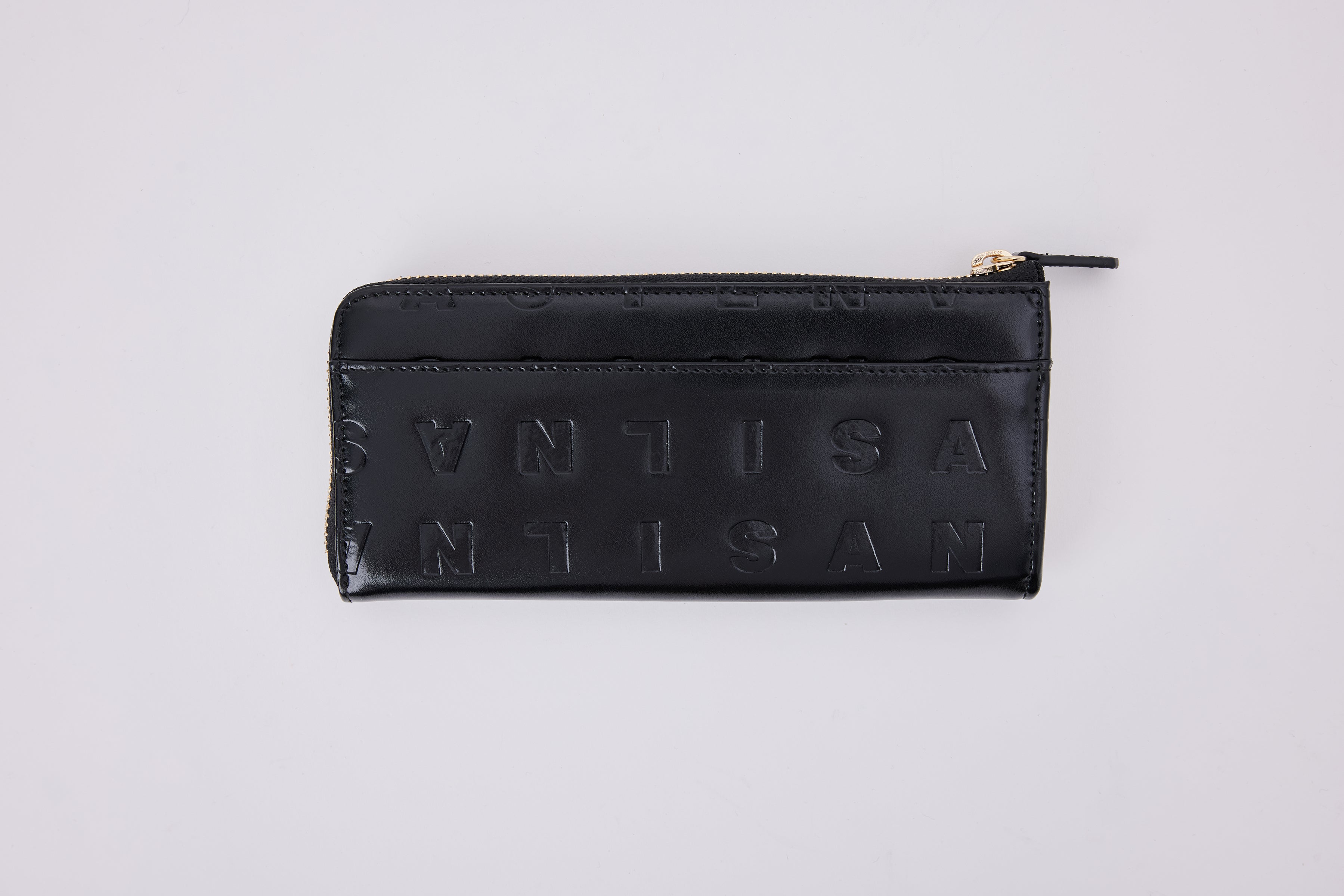 SILNAロゴ型押しL型長財布/ SZ4509