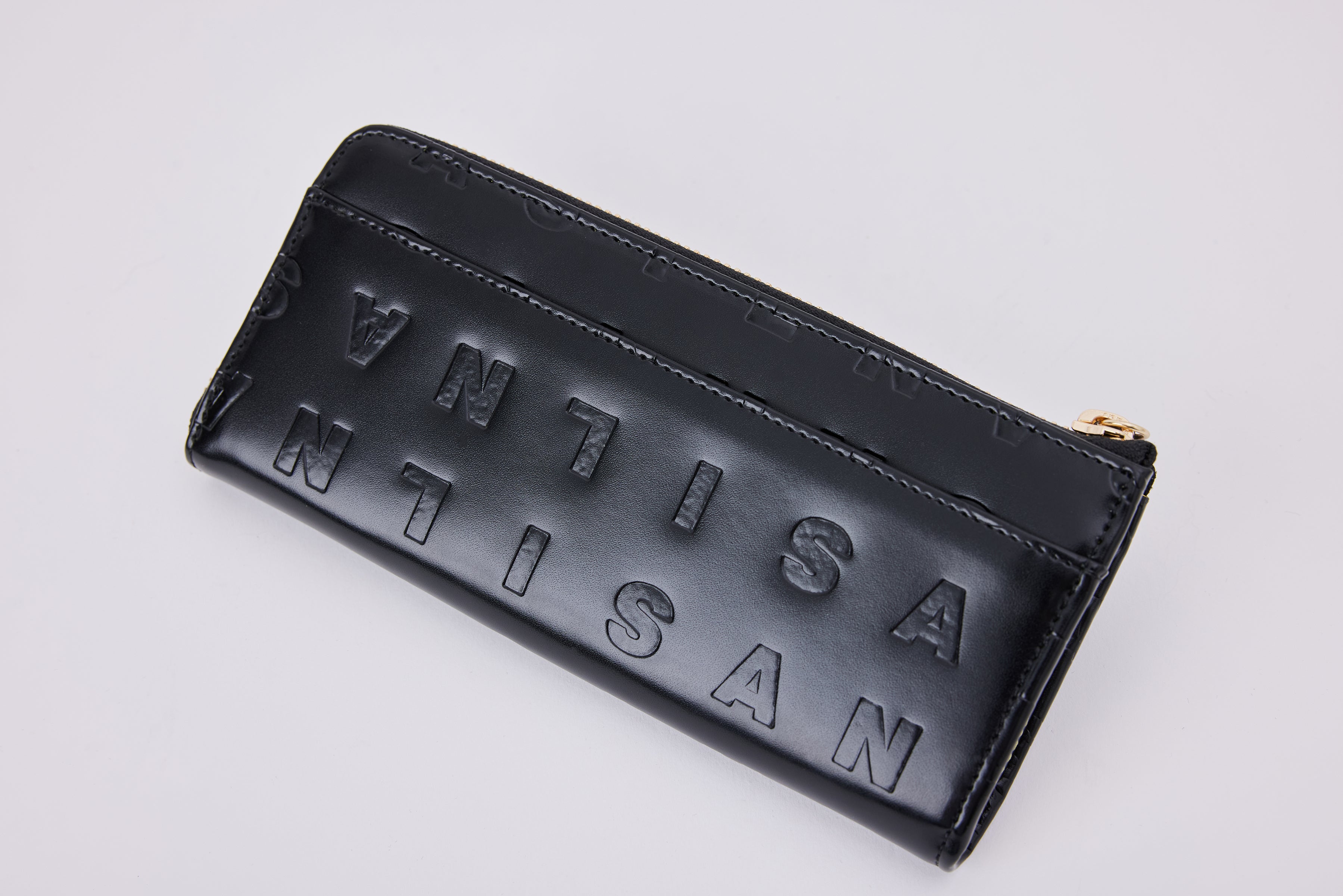 SILNAロゴ型押しL型長財布/ SZ4509