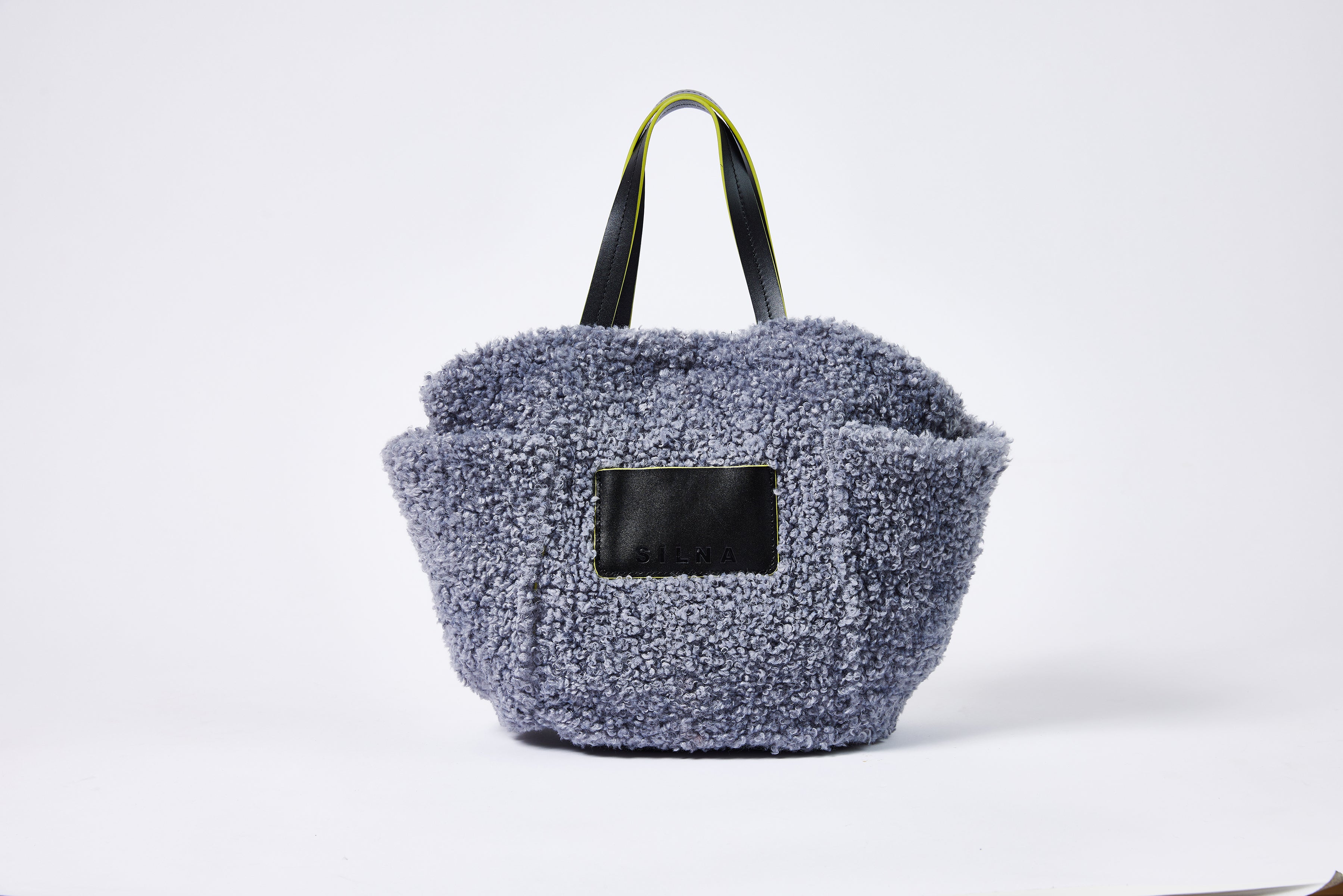 Sagara embroidery x eco fur 3D bag